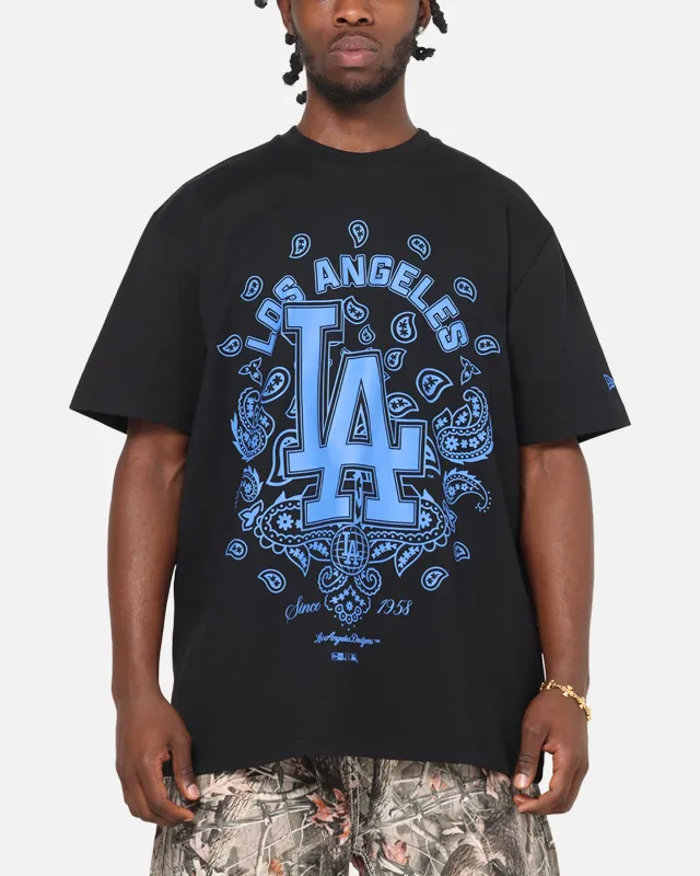 New Era Los Angeles Dodgers Paisley Oversized T-Shirt Black sold by Culture Kings