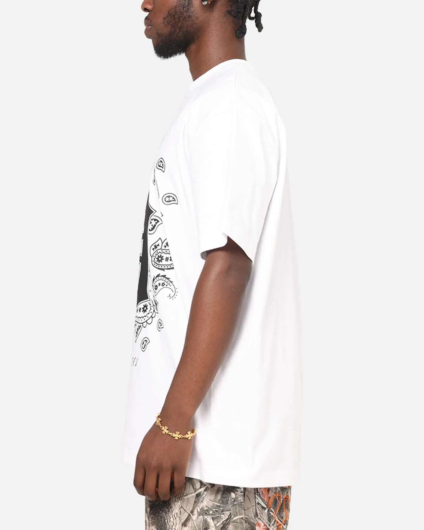 New Era Detroit Tigers Paisley Oversized T-Shirt White sold by Culture Kings product image thumbnail 5