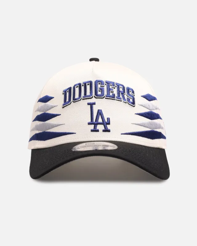 New Era Los Angeles Dodgers 'Regency Crown' 9FORTY A-Frame Snapback Chrome White/Black made by New Era