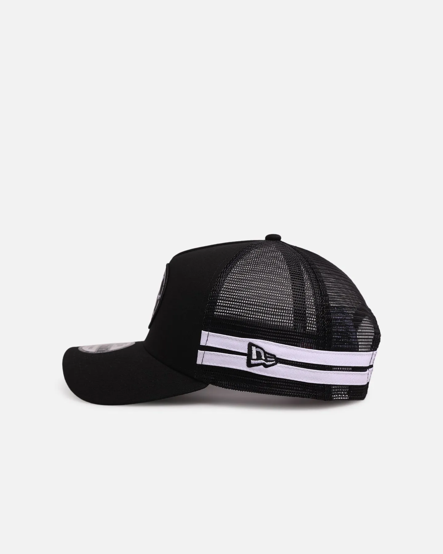 New Era Philadelphia Eagles 'Stripe' 9FORTY A-Frame Trucker Snapback Black/White sold by Culture Kings product image thumbnail 4