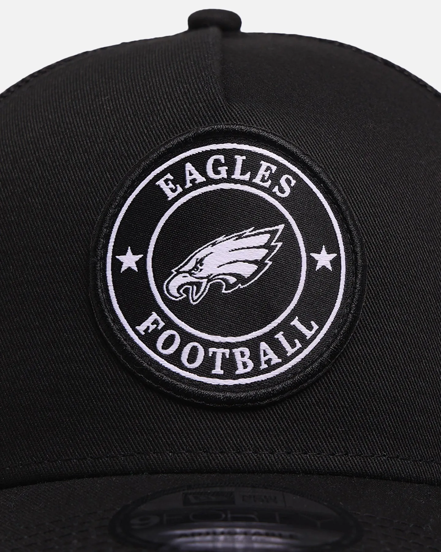 New Era Philadelphia Eagles 'Stripe' 9FORTY A-Frame Trucker Snapback Black/White sold by Culture Kings product image thumbnail 5
