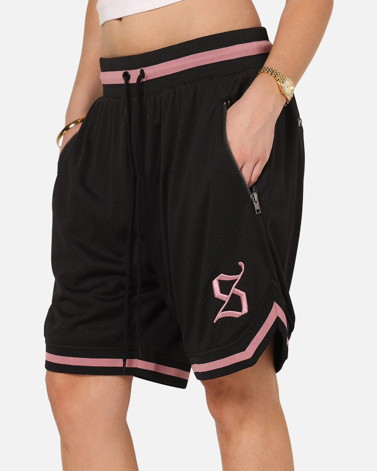 Saint Morta Envogue Allstar Basketball Shorts Black/Pink sold by Culture Kings product image thumbnail 3