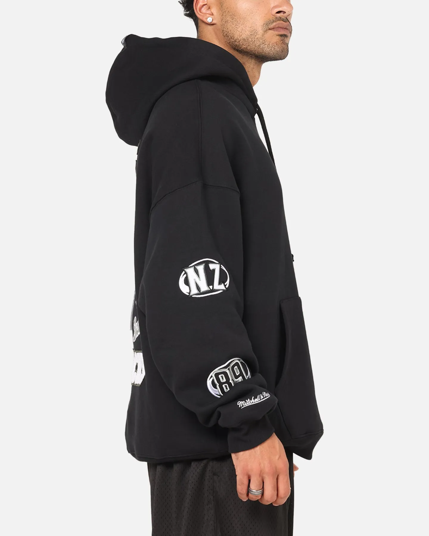 Mitchell & Ness All Blacks Rugby Union Cab Inaugural Hoodie Solid Black sold by Culture Kings product image thumbnail 5