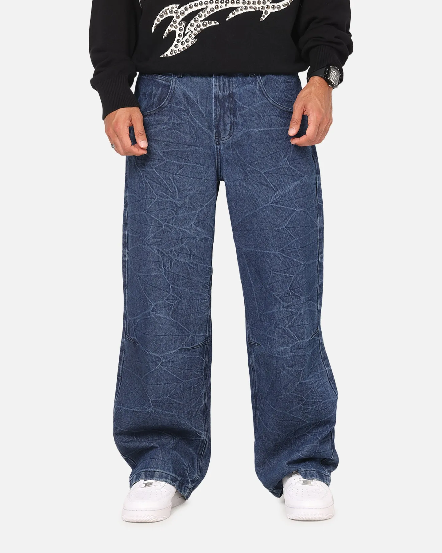Saint Morta Amplus Jeans Crinkle Stonewash sold by Culture Kings product image thumbnail 5