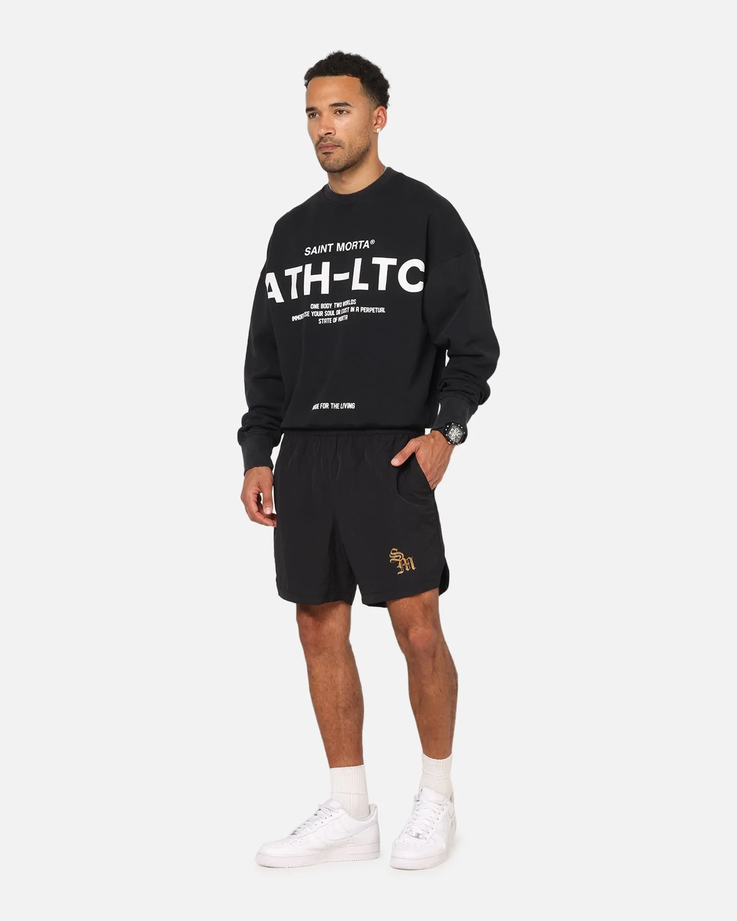 Saint Morta Monarch Beach Shorts Black sold by Culture Kings product image thumbnail 2