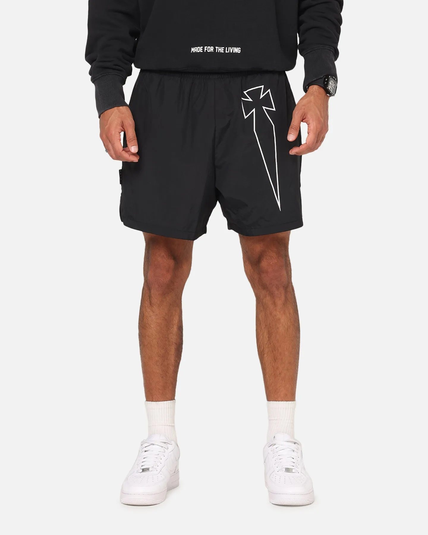 Saint Morta Dagger Sport Beach Shorts Black sold by Culture Kings