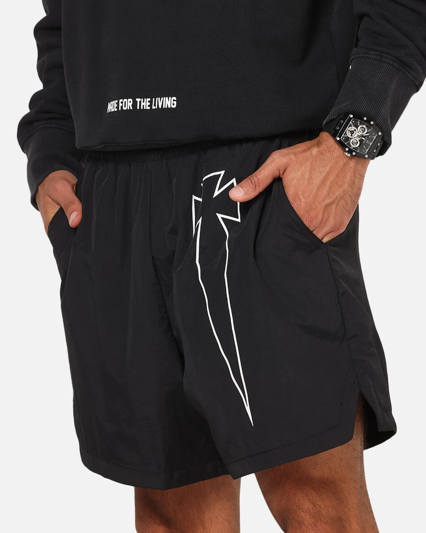 Saint Morta Dagger Sport Beach Shorts Black sold by Culture Kings product image thumbnail 3