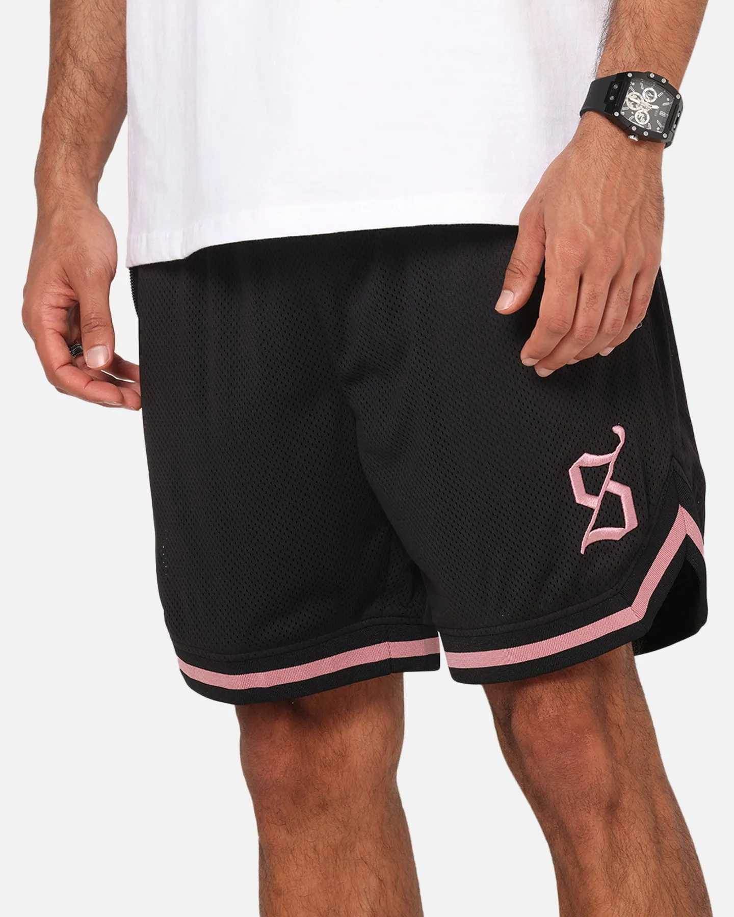 Saint Morta Envogue Allstar Basketball Shorts Black/Pink sold by Culture Kings product image thumbnail 3