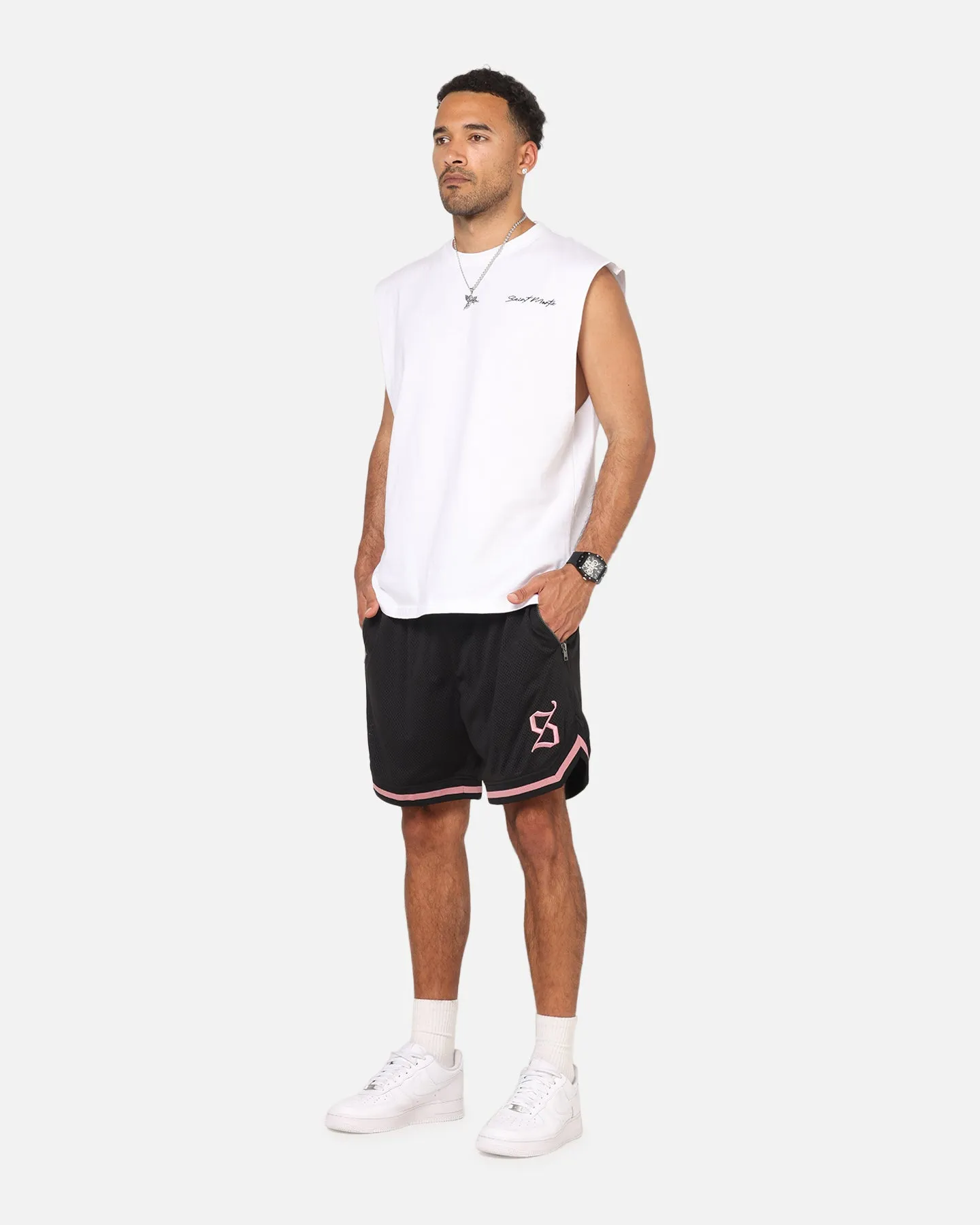 Saint Morta Envogue Allstar Basketball Shorts Black/Pink sold by Culture Kings product image thumbnail 2