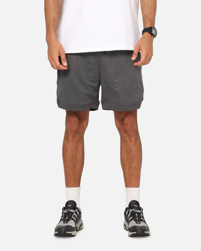 Saint Morta Crested Wing Basketball Shorts Grey sold by Culture Kings
