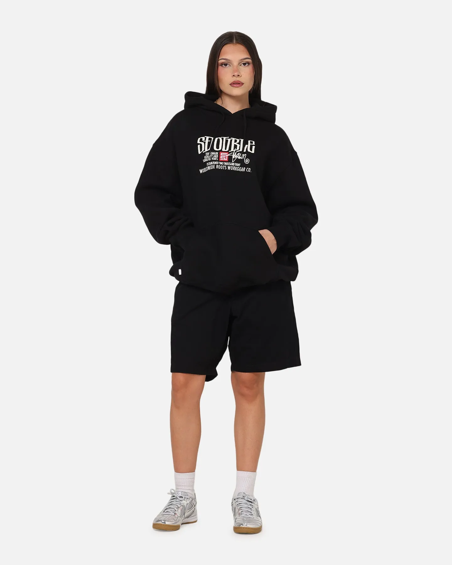 S Double Workgear Hoodie Black sold by Culture Kings product image thumbnail 2