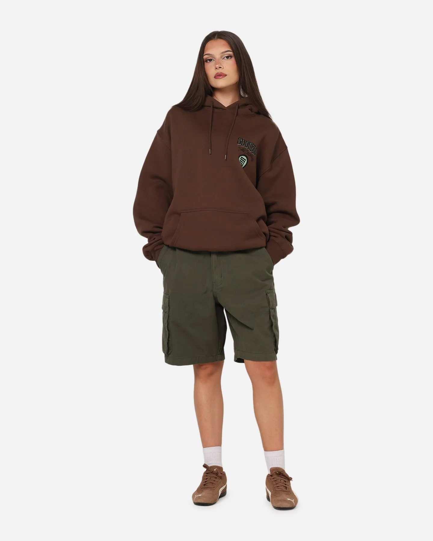 S Double Combo Platter Hoodie Washed Chocolate sold by Culture Kings product image thumbnail 4