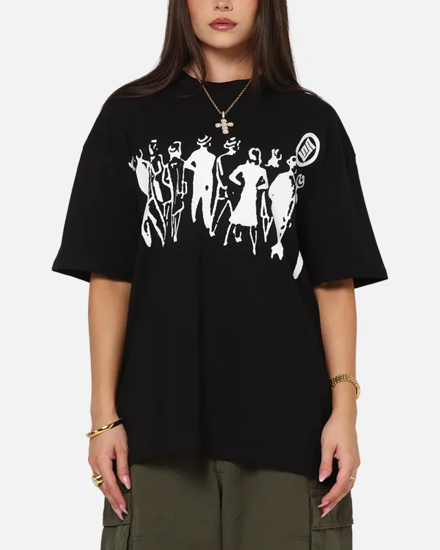 S Double People Stripe T-Shirt Black sold by Culture Kings