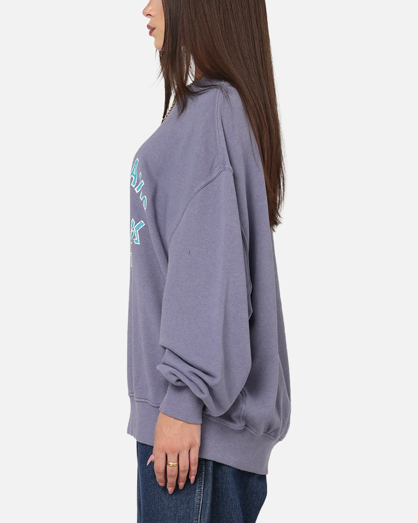 Tommy Jeans Cropped Overdyed Varsity Crewneck Washed Blue sold by Culture Kings product image thumbnail 5