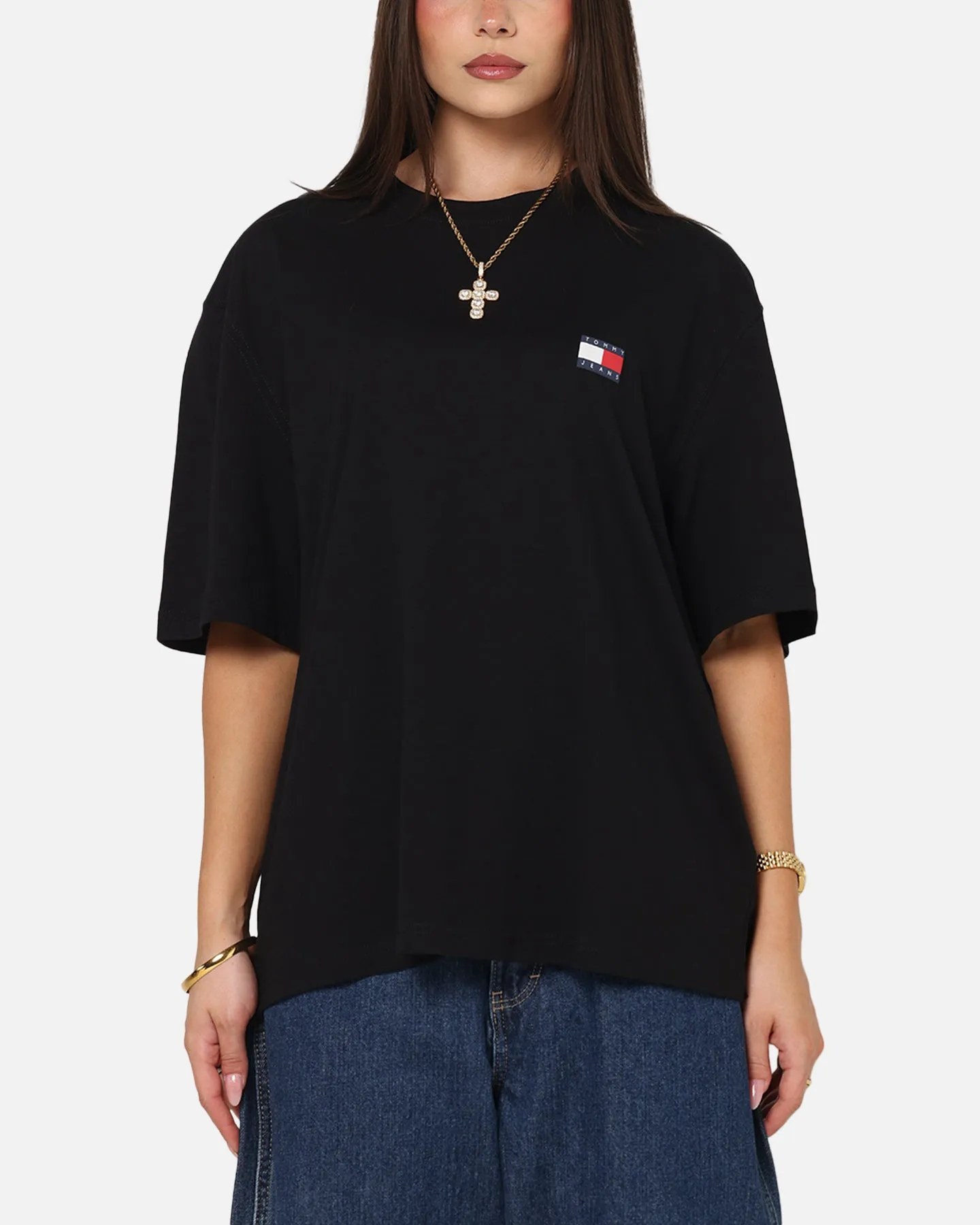 Tommy Jeans 90's Pop New Classics T-Shirt Black sold by Culture Kings product image thumbnail 2