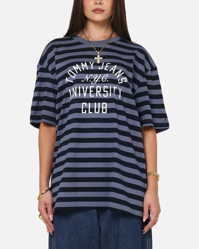 Tommy Jeans Relax Stripe Graphic T-Shirt Dark Night Navy made by Culture Kings
