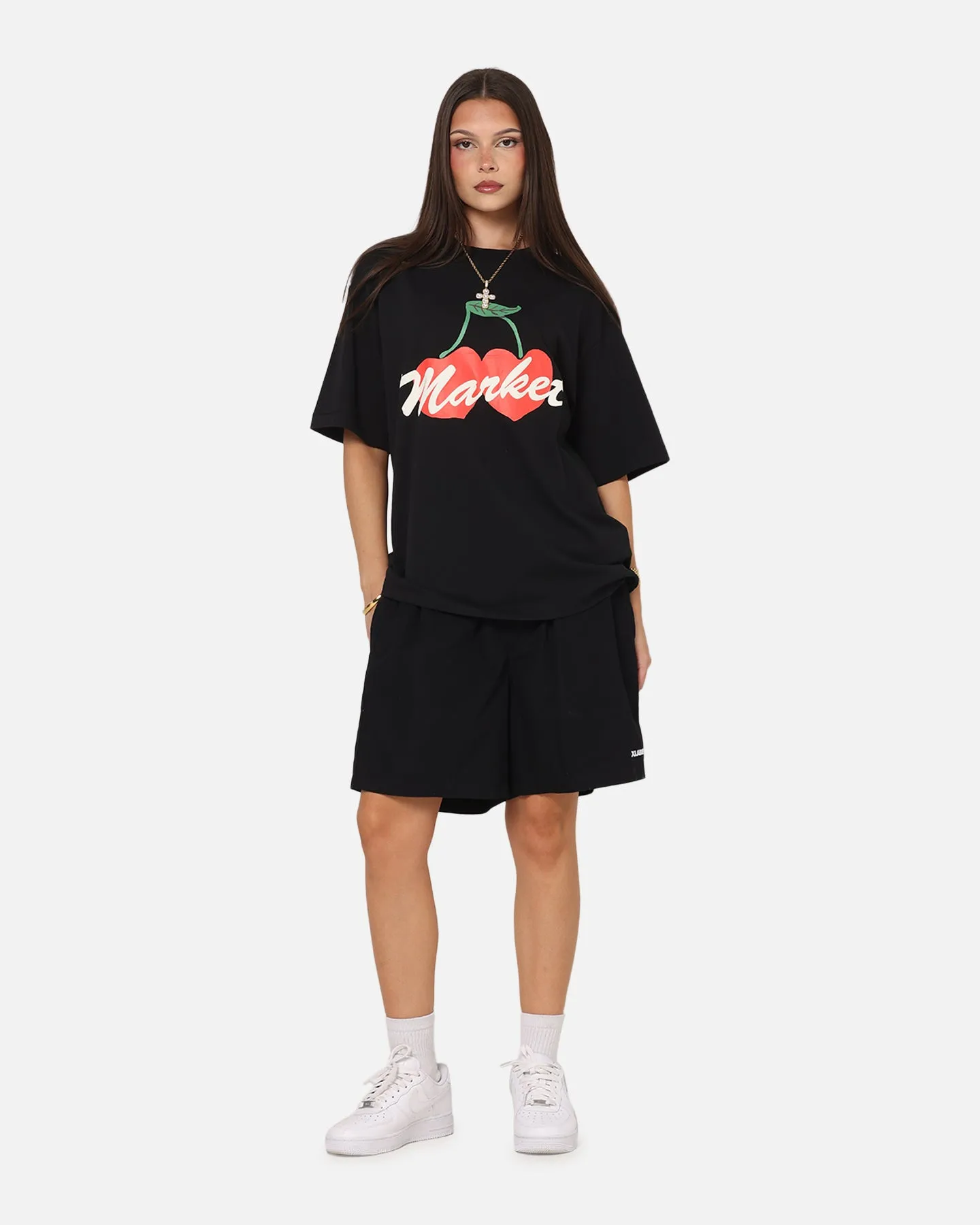 Market Double Cherries T-Shirt Black sold by Culture Kings product image thumbnail 2