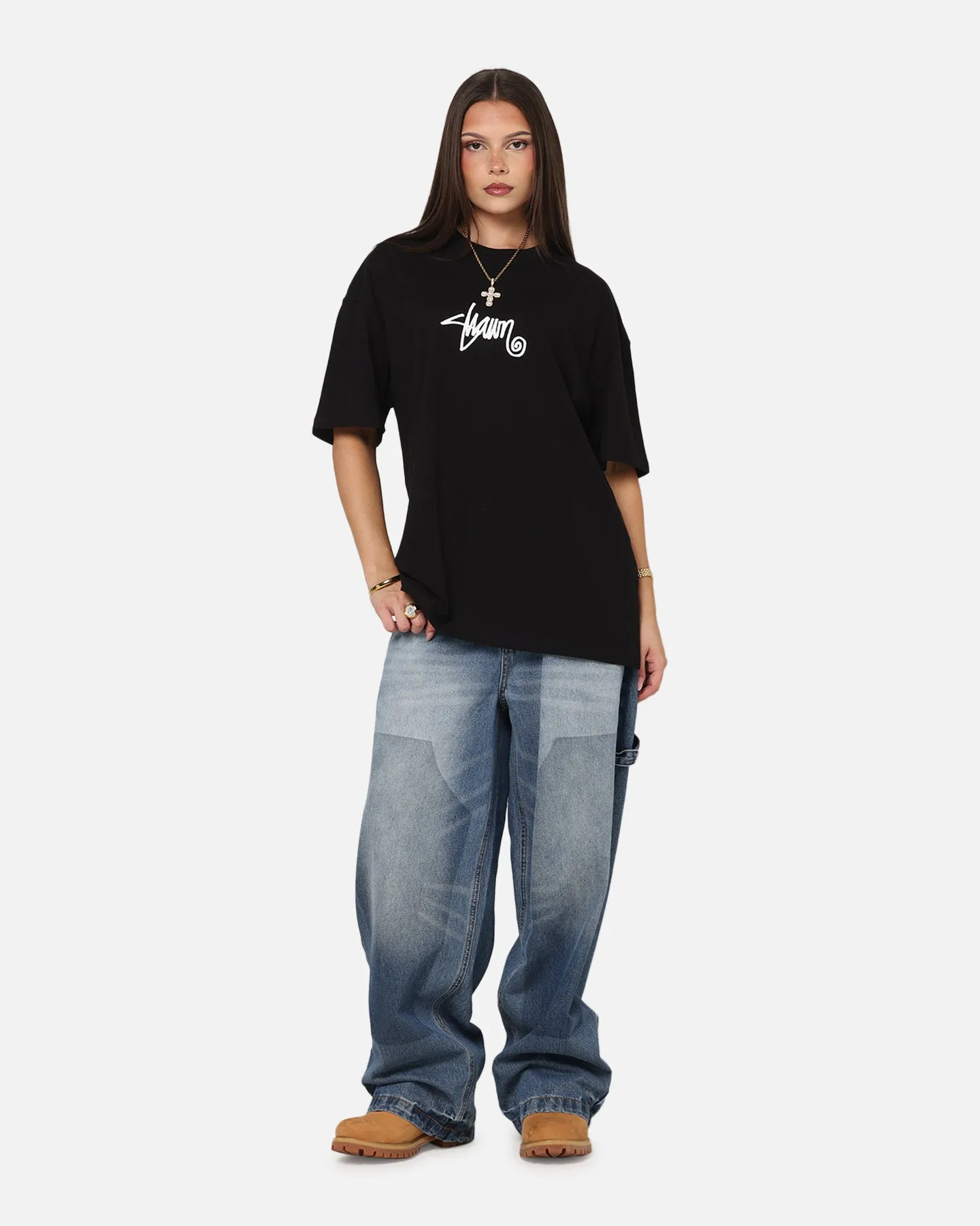 S Double Small Stock T-Shirt Black sold by Culture Kings product image thumbnail 2
