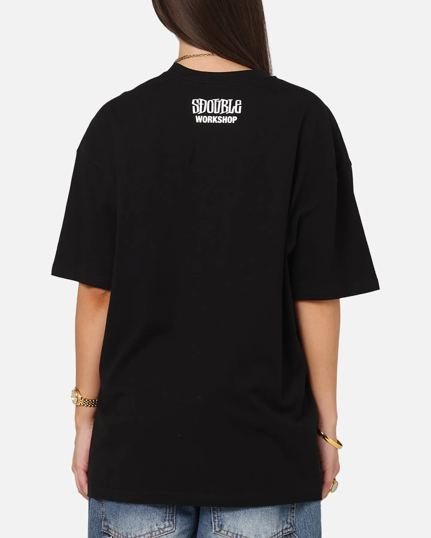 S Double Small Stock T-Shirt Black sold by Culture Kings product image thumbnail 3