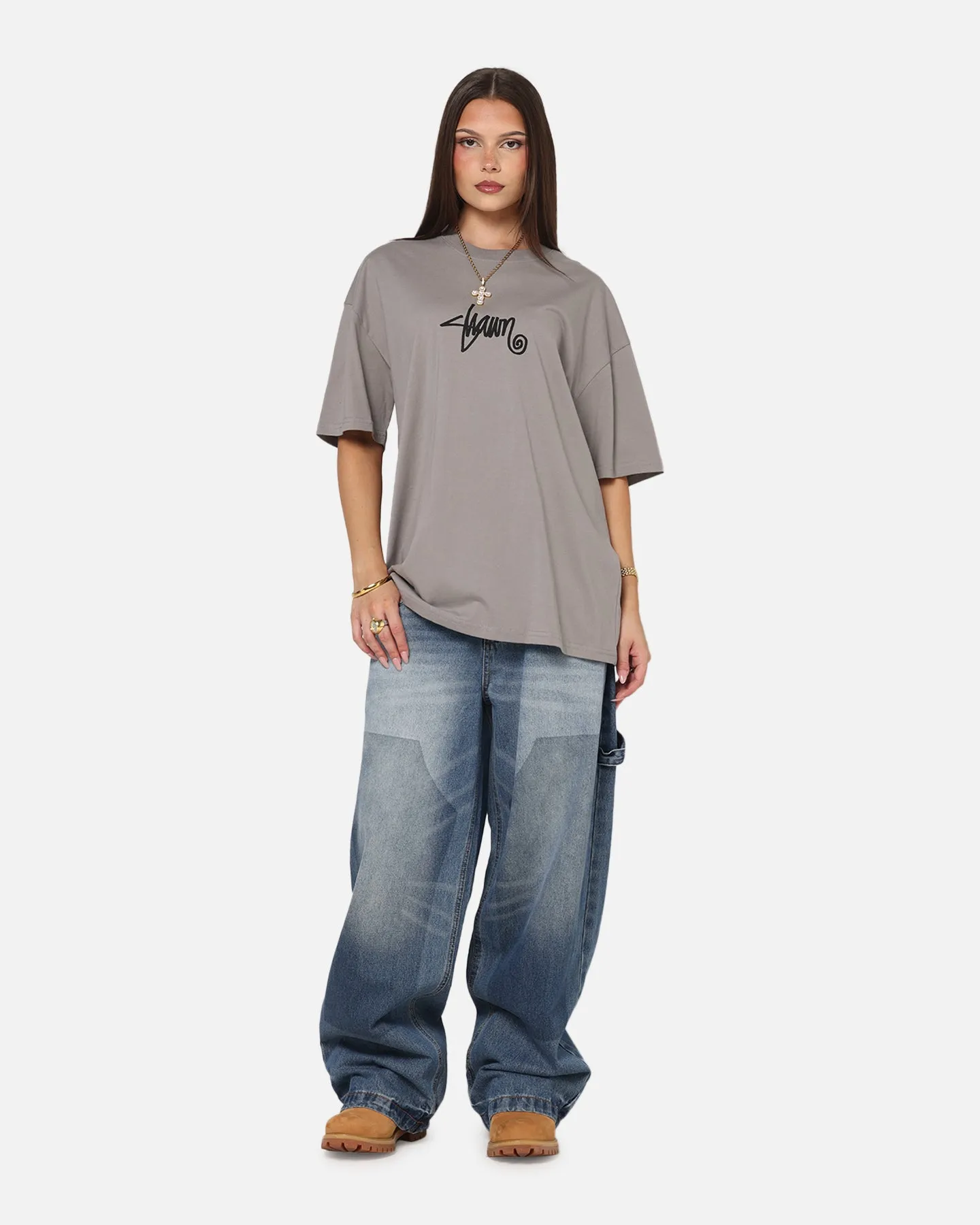 S Double Small Stock T-Shirt Stone sold by Culture Kings product image thumbnail 2