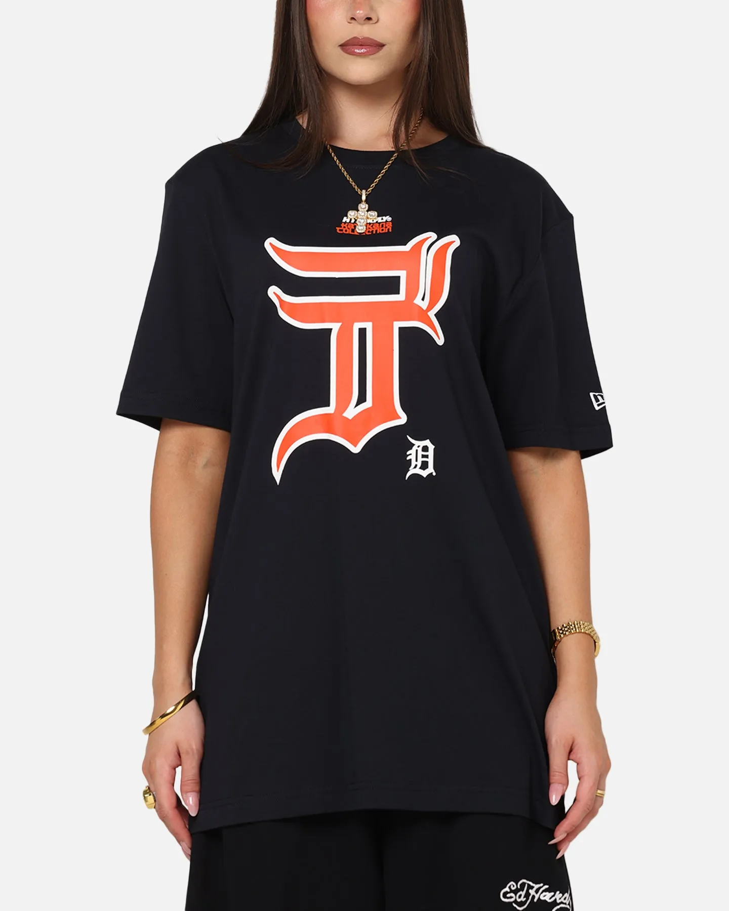 New Era Detroit Tigers 'Hyperfly Katakana x MLB' T-Shirt Navy sold by Culture Kings