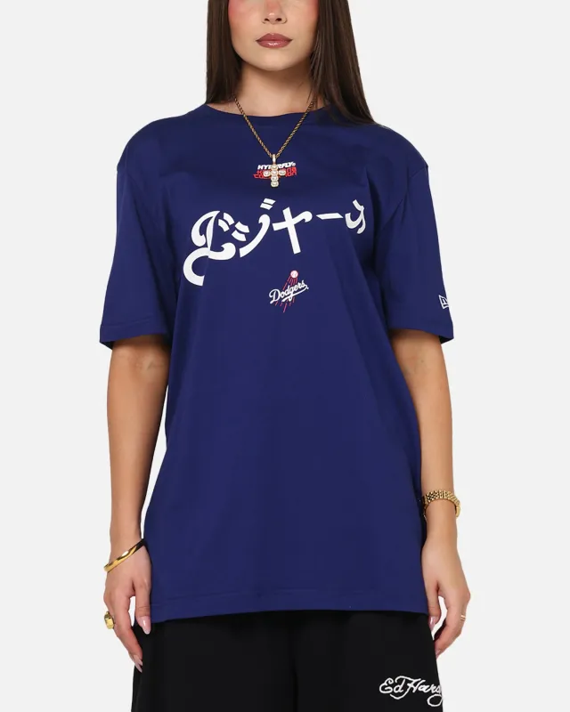 New Era Los Angeles Dodgers 'Hyperfly Katakana x MLB' T-Shirt Dark Blue sold by Culture Kings