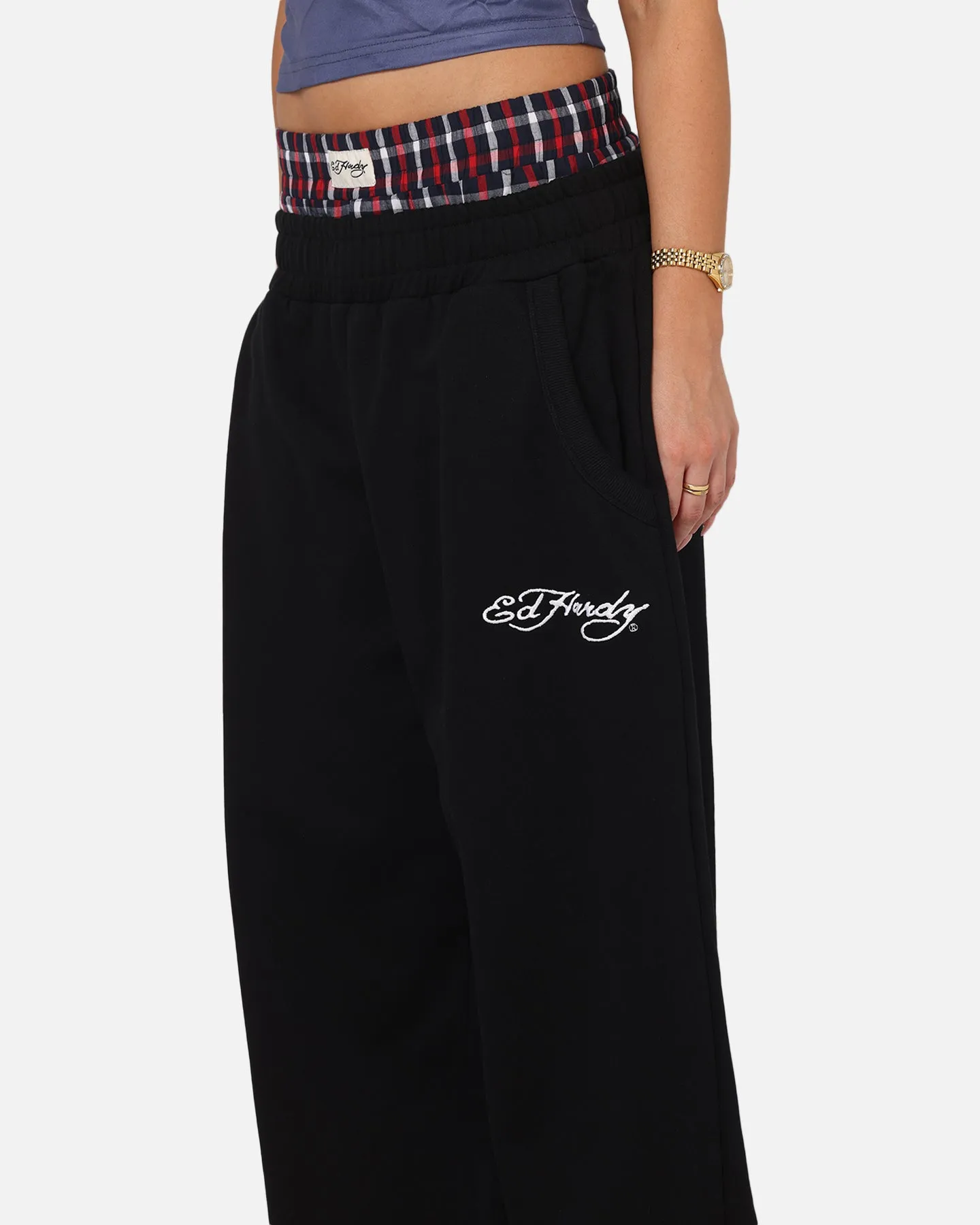 Ed Hardy Boxer Trackpants Black sold by Culture Kings product image thumbnail 3
