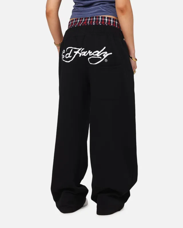 Ed Hardy Boxer Trackpants Black sold by Culture Kings