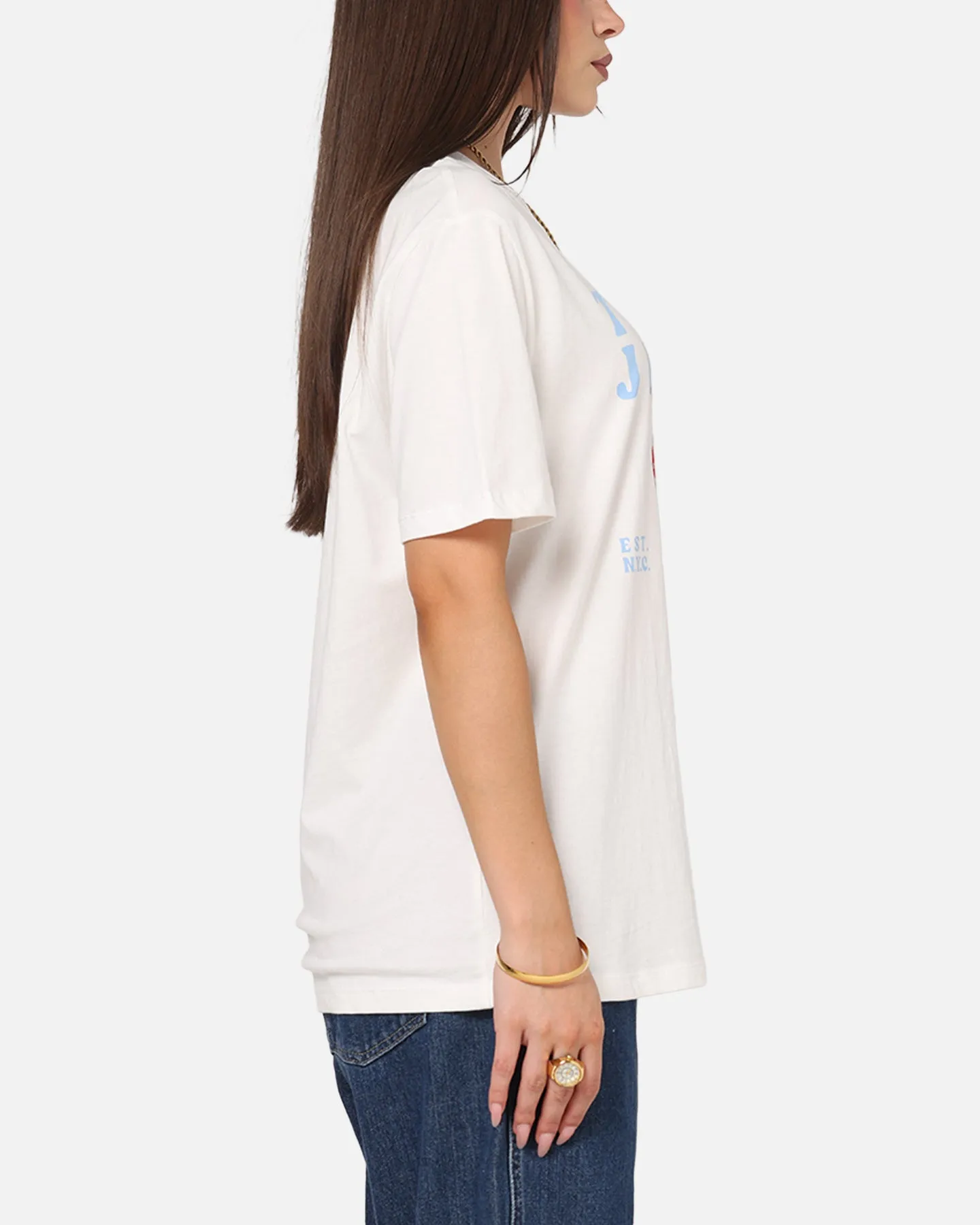 Tommy Jeans Women's TJW Strawberry T-Shirt Ecru sold by Culture Kings product image thumbnail 4