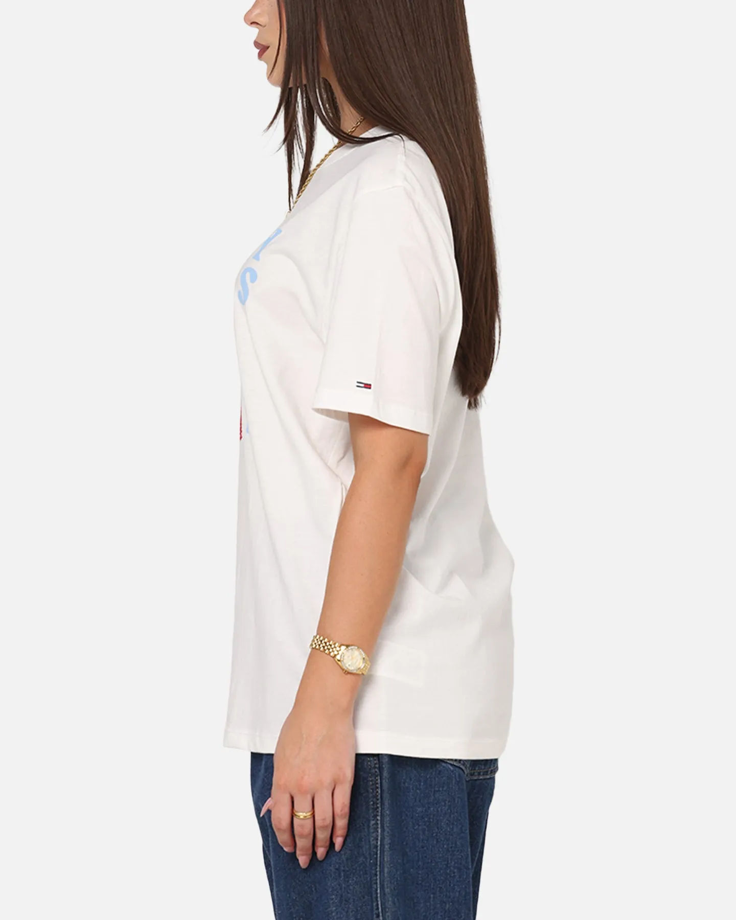 Tommy Jeans Women's TJW Strawberry T-Shirt Ecru sold by Culture Kings product image thumbnail 5