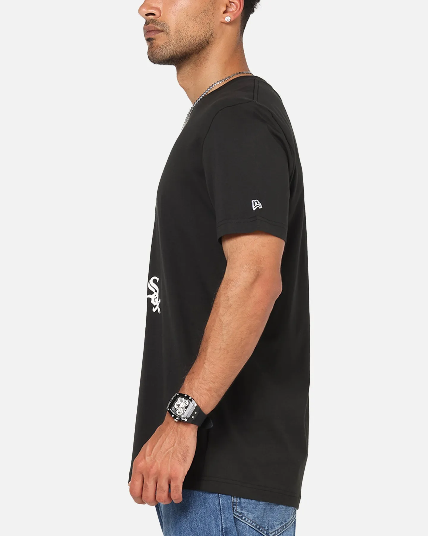 New Era Chicago White Sox 'Hyperfly Katakana x MLB' T-Shirt Black sold by Culture Kings product image thumbnail 5