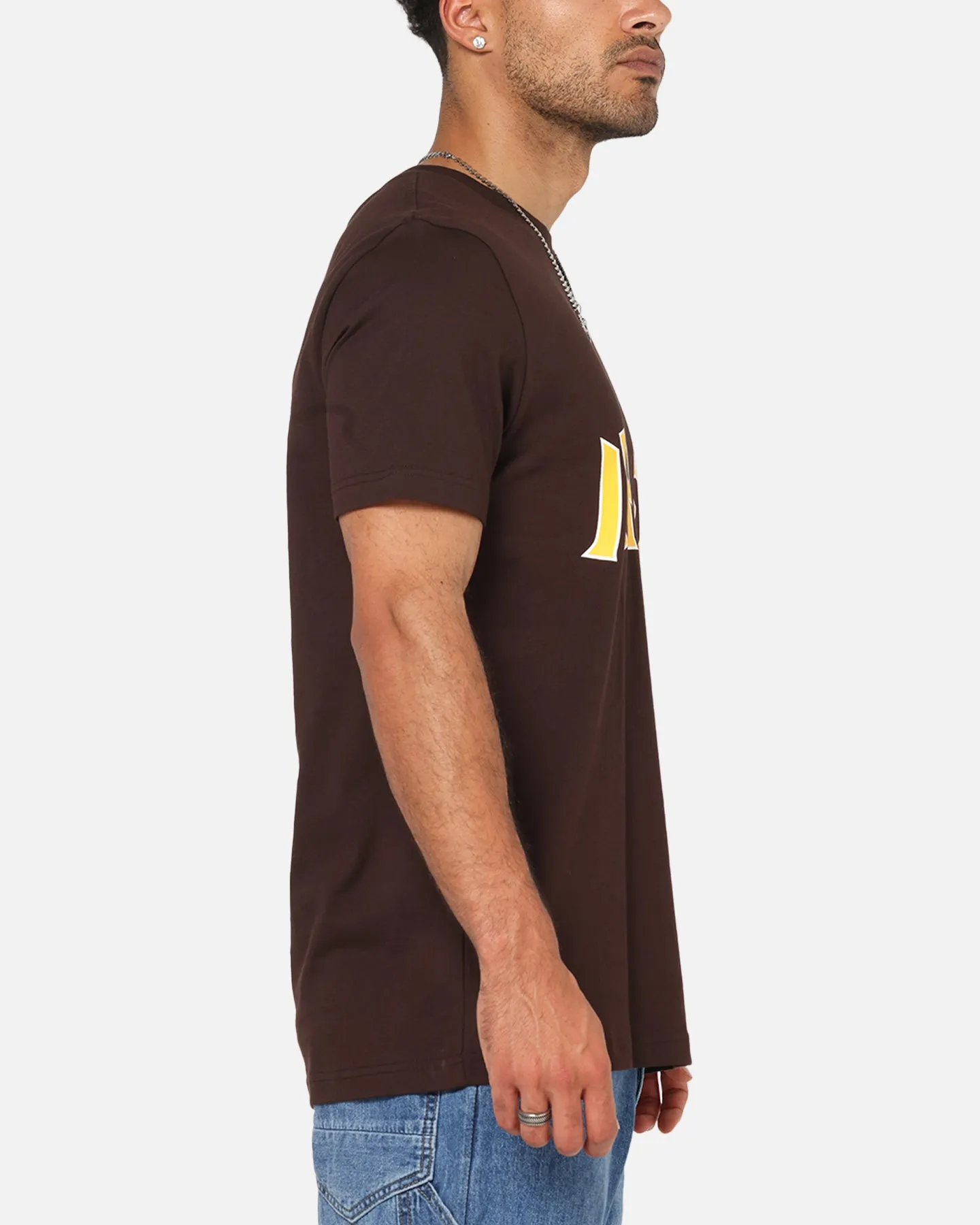 New Era San Diego Padres 'Hyperfly Katakana x MLB' T-Shirt Dark Brown sold by Culture Kings product image thumbnail 4