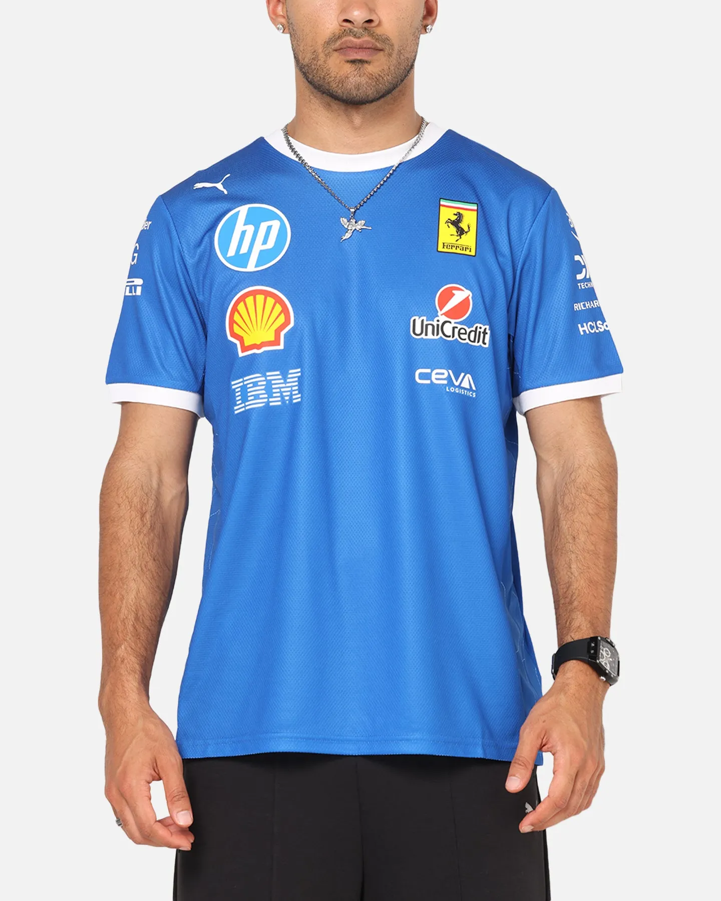 Puma X Scuderia Ferrari Monza T-Shirt Steer Blue sold by Culture Kings