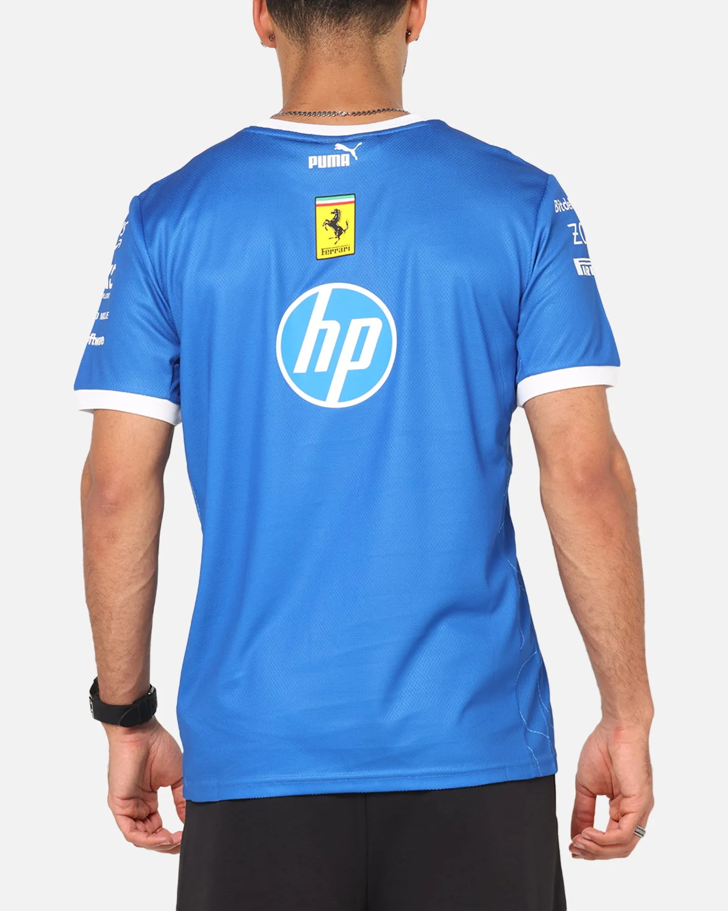 Puma X Scuderia Ferrari Monza T-Shirt Steer Blue sold by Culture Kings product image thumbnail 2