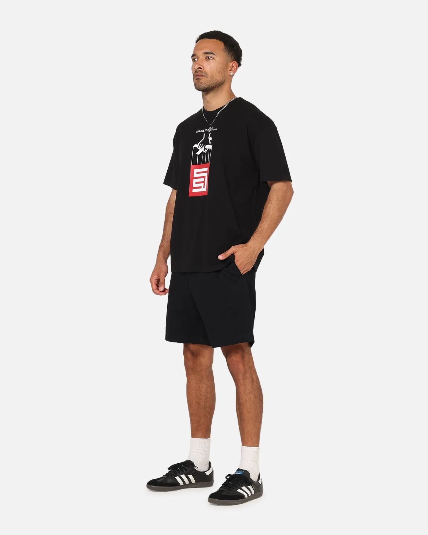 S Double Godfather T-Shirt Black sold by Culture Kings product image thumbnail 2