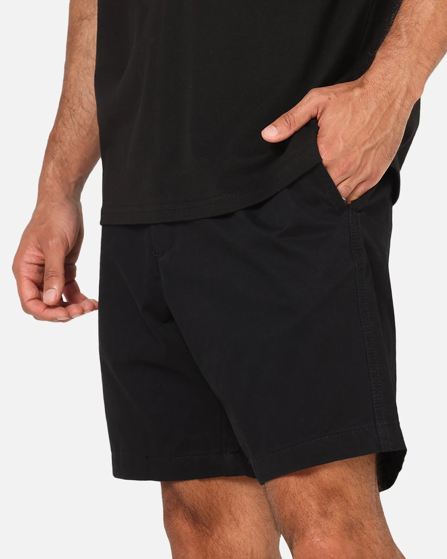 S Double Classic Cut Chino Shorts Black sold by Culture Kings product image thumbnail 3