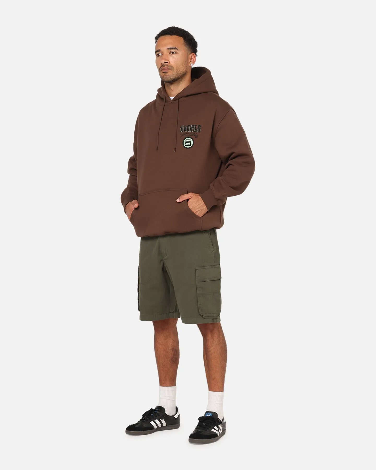 S Double Combo Platter Hoodie Washed Chocolate sold by Culture Kings product image thumbnail 4