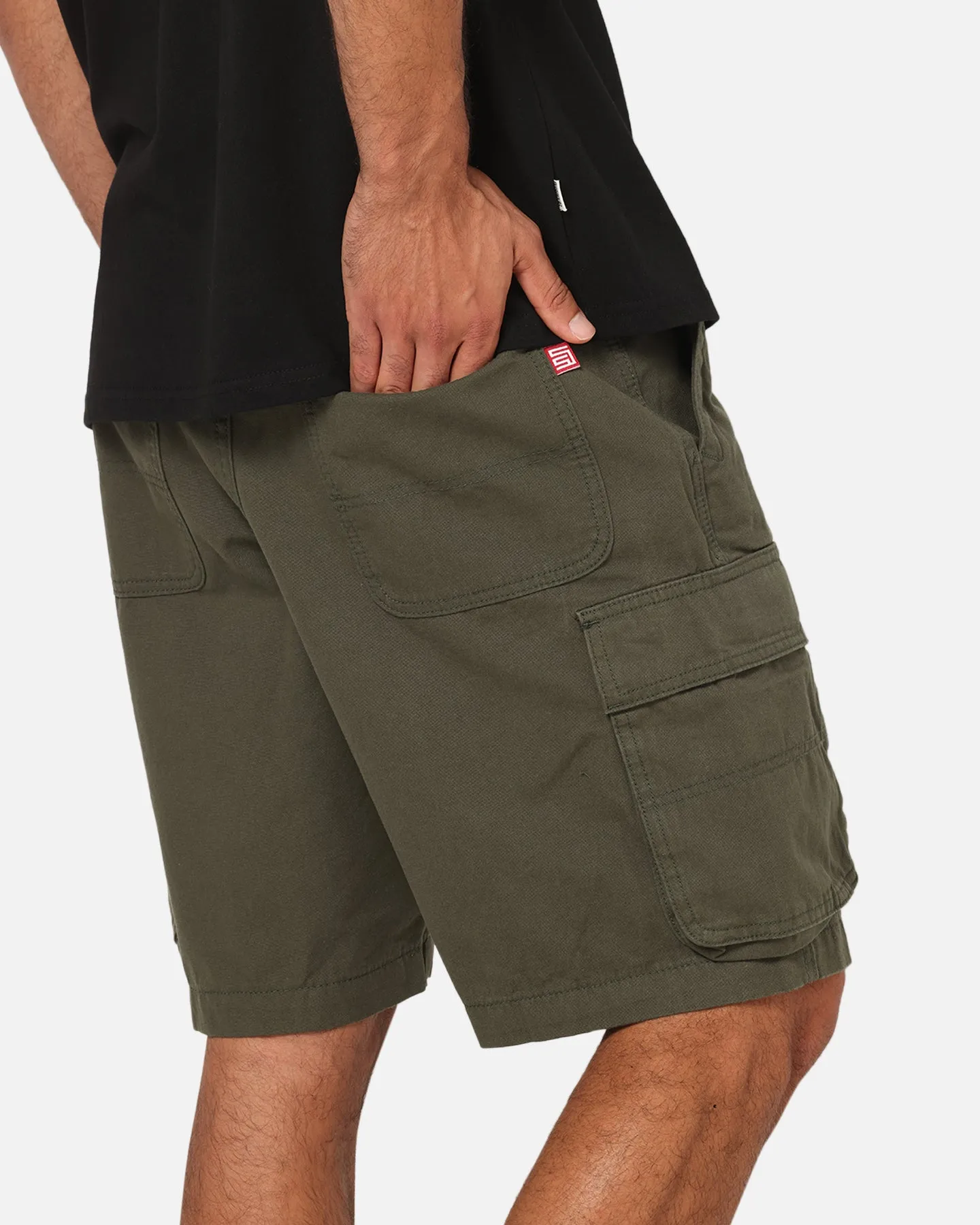 S Double Classic Cut Cargo Shorts Army sold by Culture Kings product image thumbnail 4