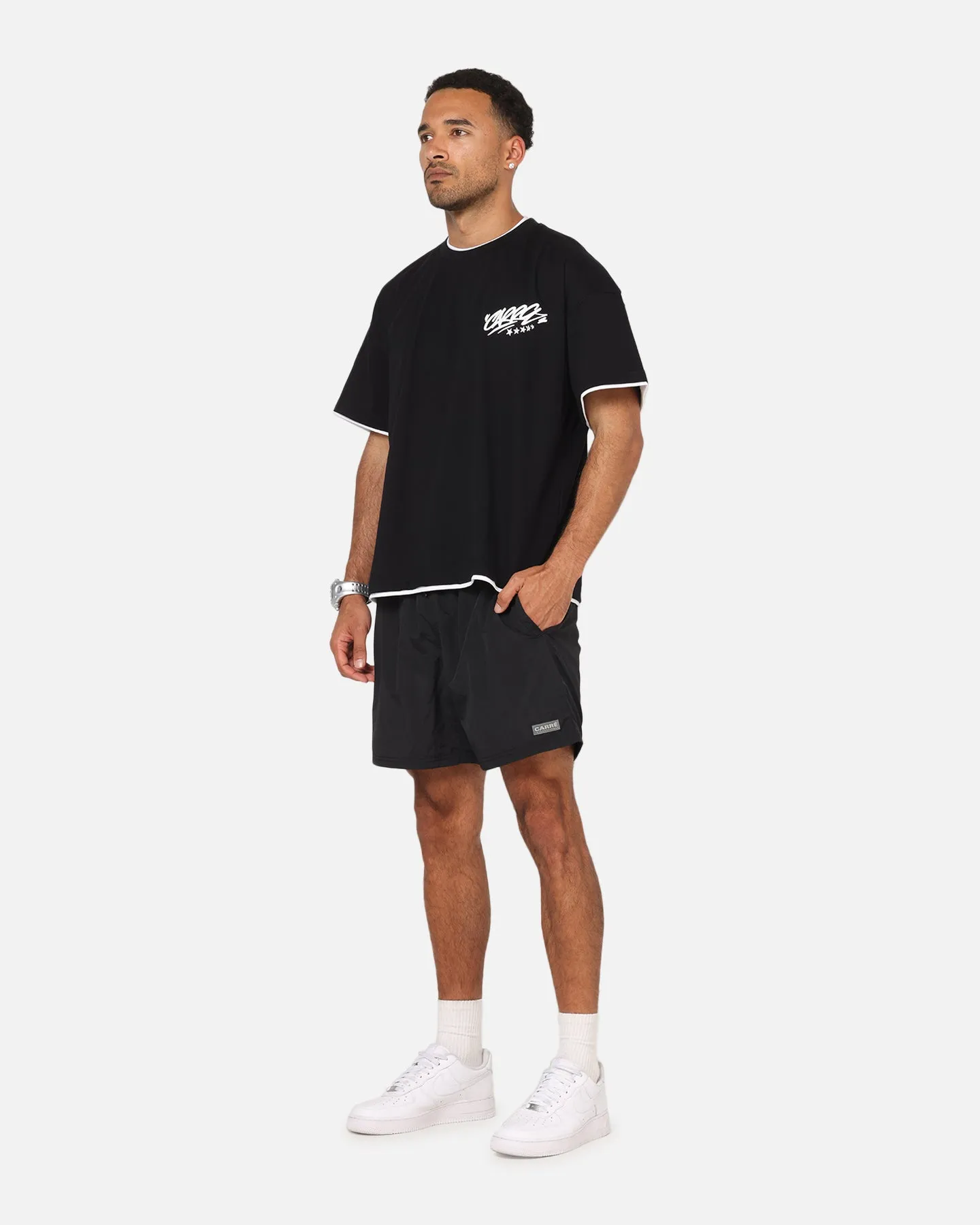 Carre Classic Nylon Shorts Black sold by Culture Kings product image thumbnail 2