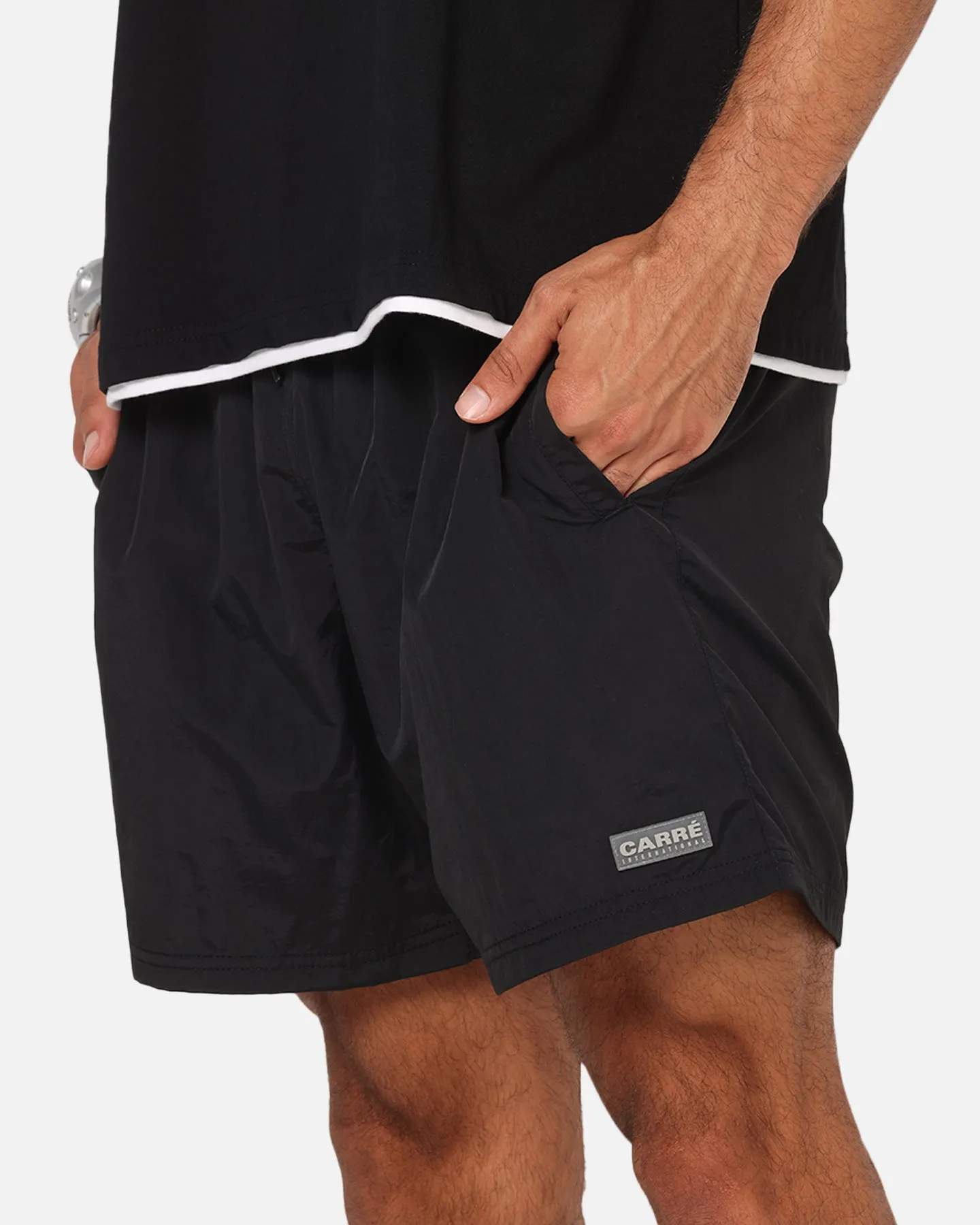 Carre Classic Nylon Shorts Black sold by Culture Kings product image thumbnail 3