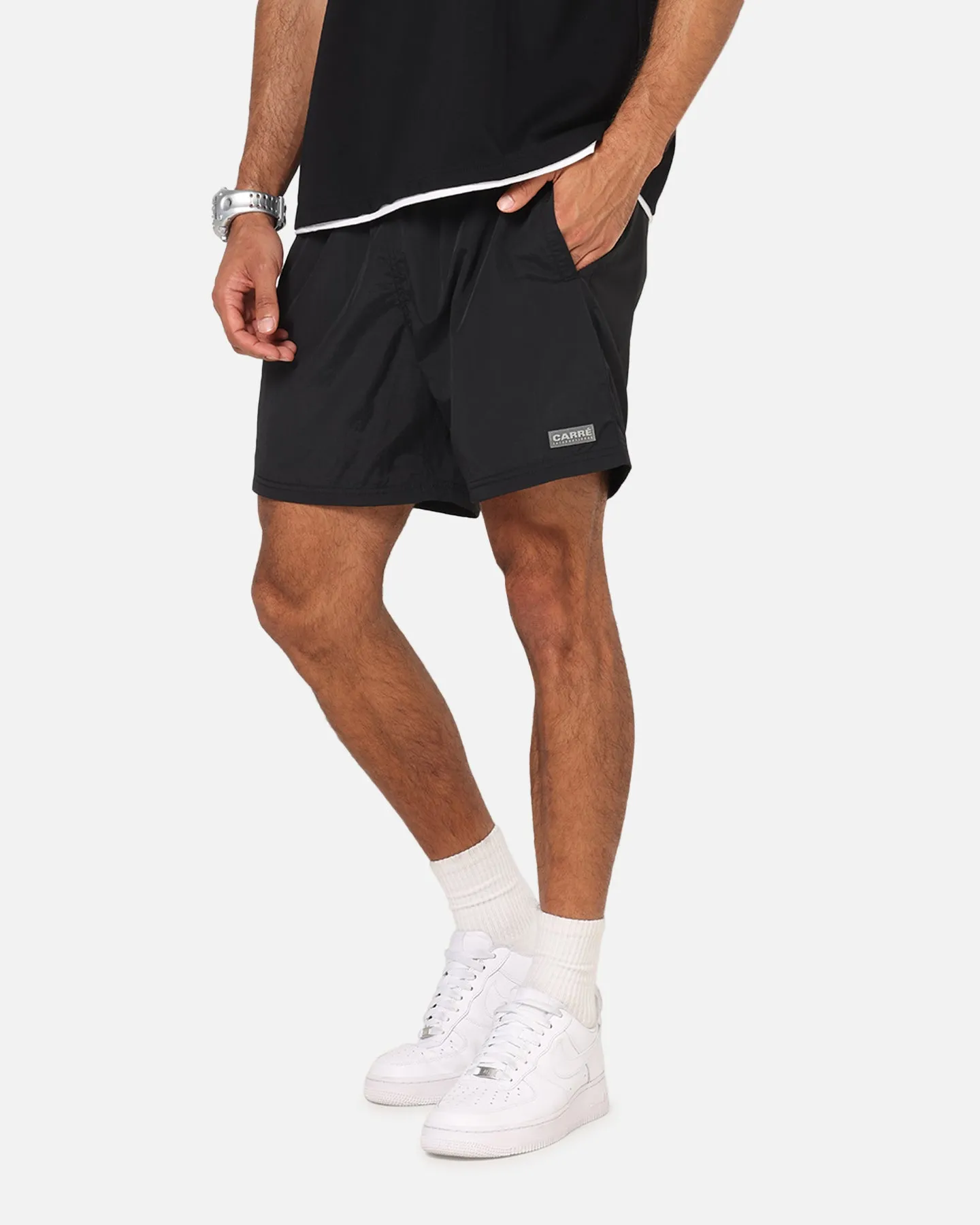 Carre Classic Nylon Shorts Black sold by Culture Kings product image thumbnail 5