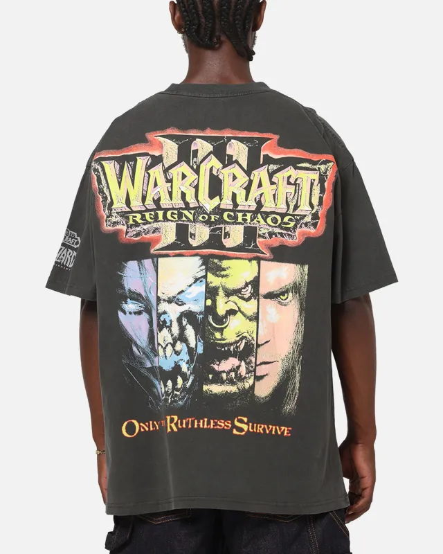 73Studio X Warcraft: Reign Of Chaos Heavy T-Shirt Black Wash sold by Culture Kings