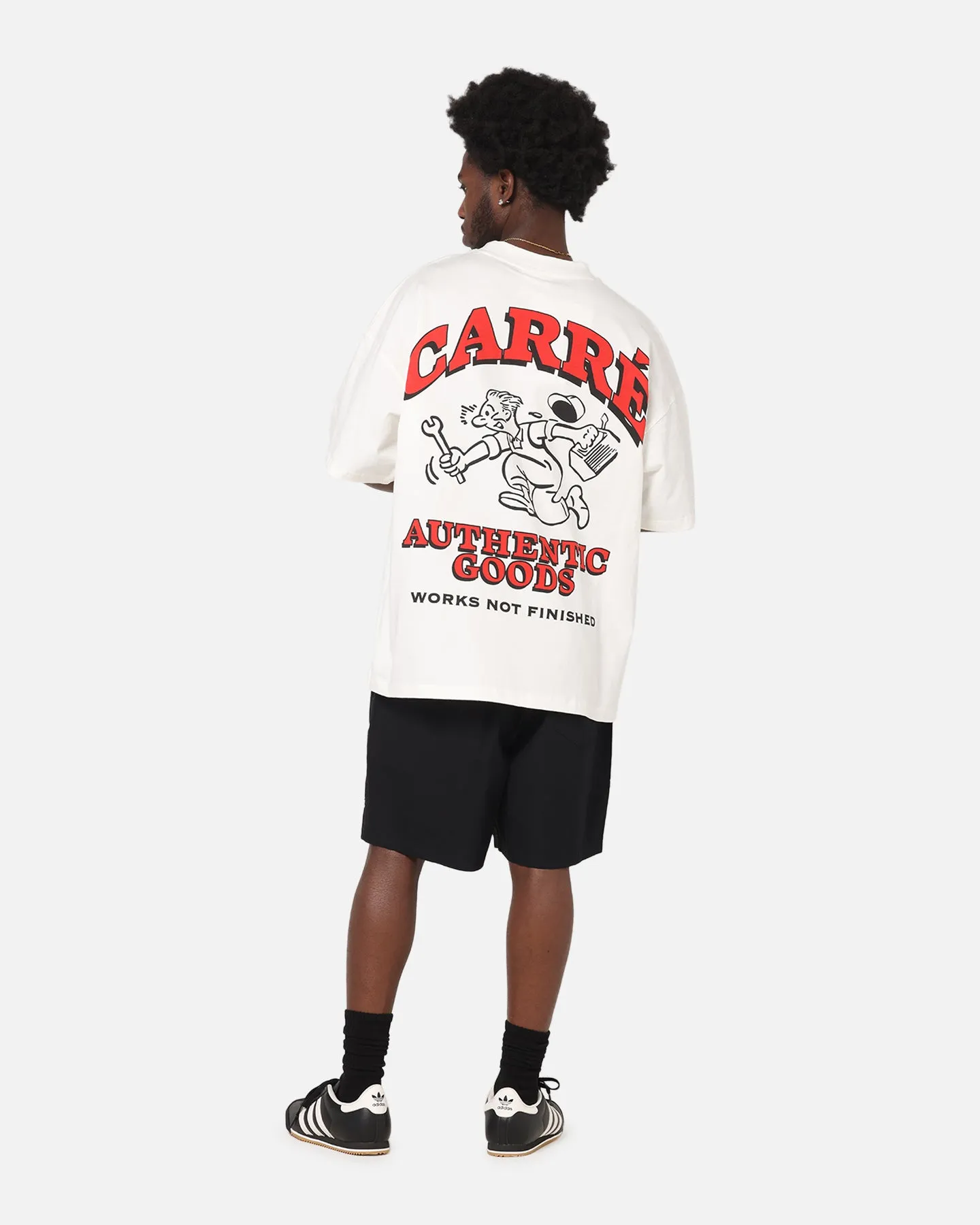 Carre Workwear Heavyweight T-Shirt Off White sold by Culture Kings product image thumbnail 3