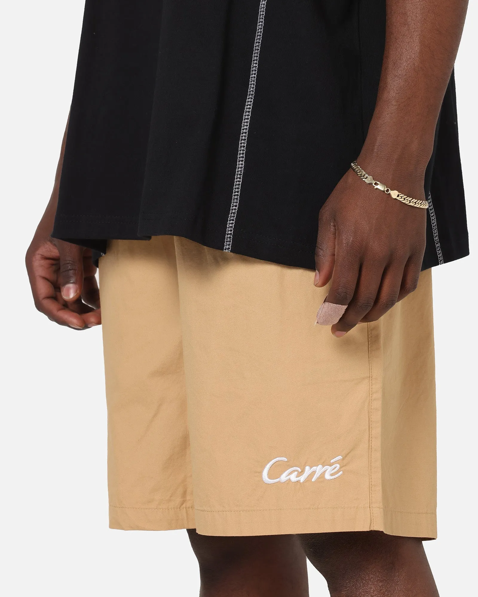 Carre Da Script Beach Shorts Tan sold by Culture Kings product image thumbnail 3