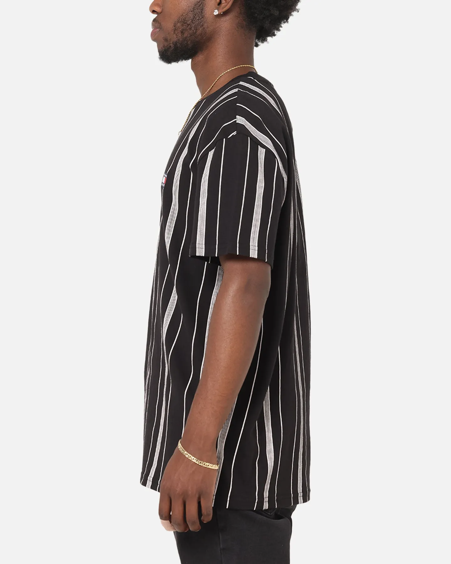 Tommy Jeans Vertical Stripe T-Shirt Black Stripe sold by Culture Kings product image thumbnail 5