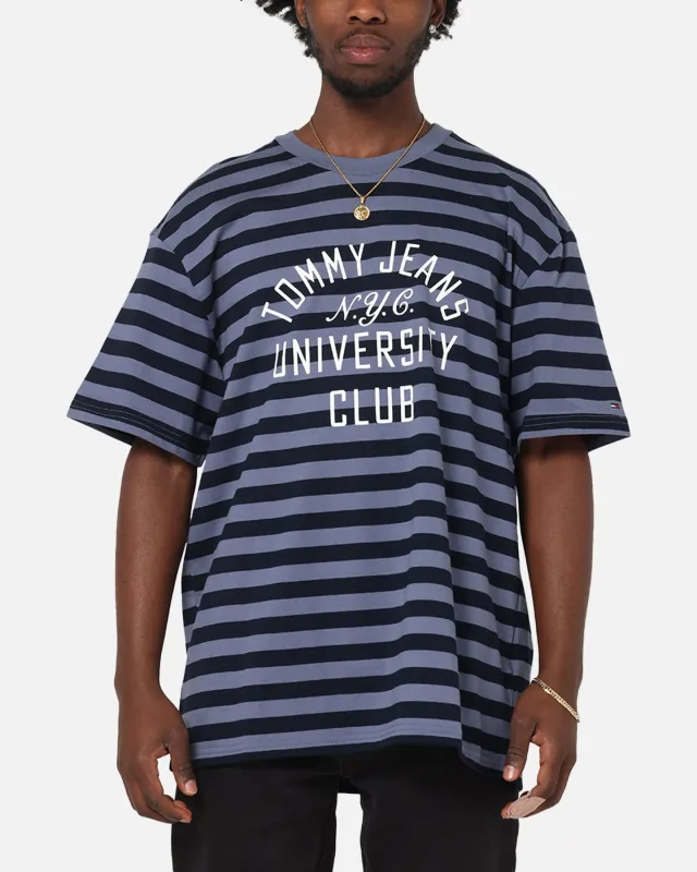 Tommy Jeans Relax Stripe Graphic T-Shirt Dark Night Navy sold by Culture Kings