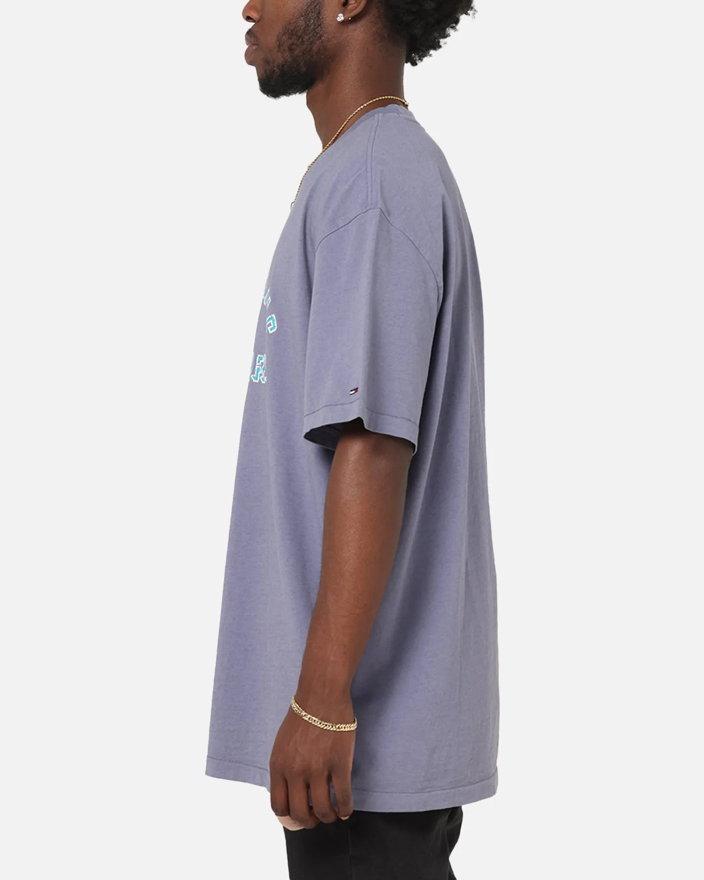 Tommy Jeans Relax Overdyed Varsity T-Shirt Washed Blue sold by Culture Kings product image thumbnail 4