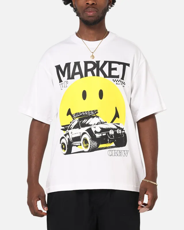 Market Smiley All Four T-Shirt White sold by Culture Kings