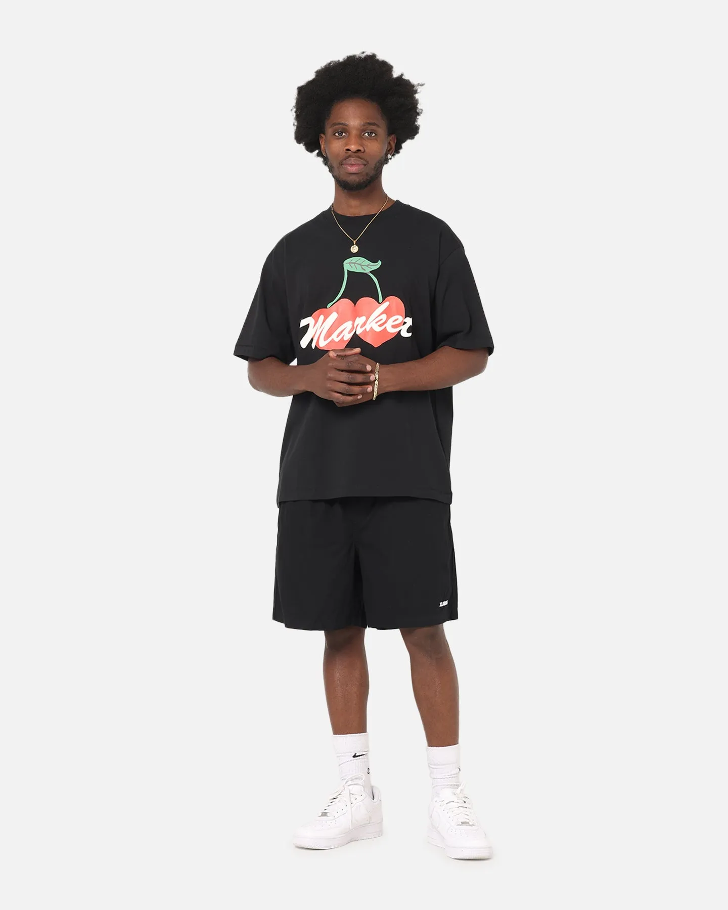 Market Double Cherries T-Shirt Black sold by Culture Kings product image thumbnail 2