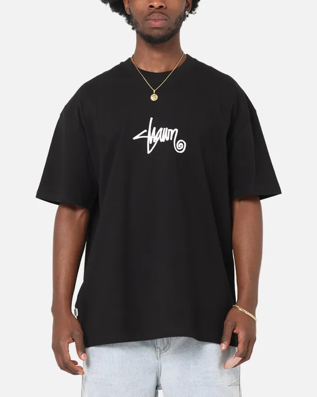 S Double Small Stock T-Shirt Black sold by Culture Kings